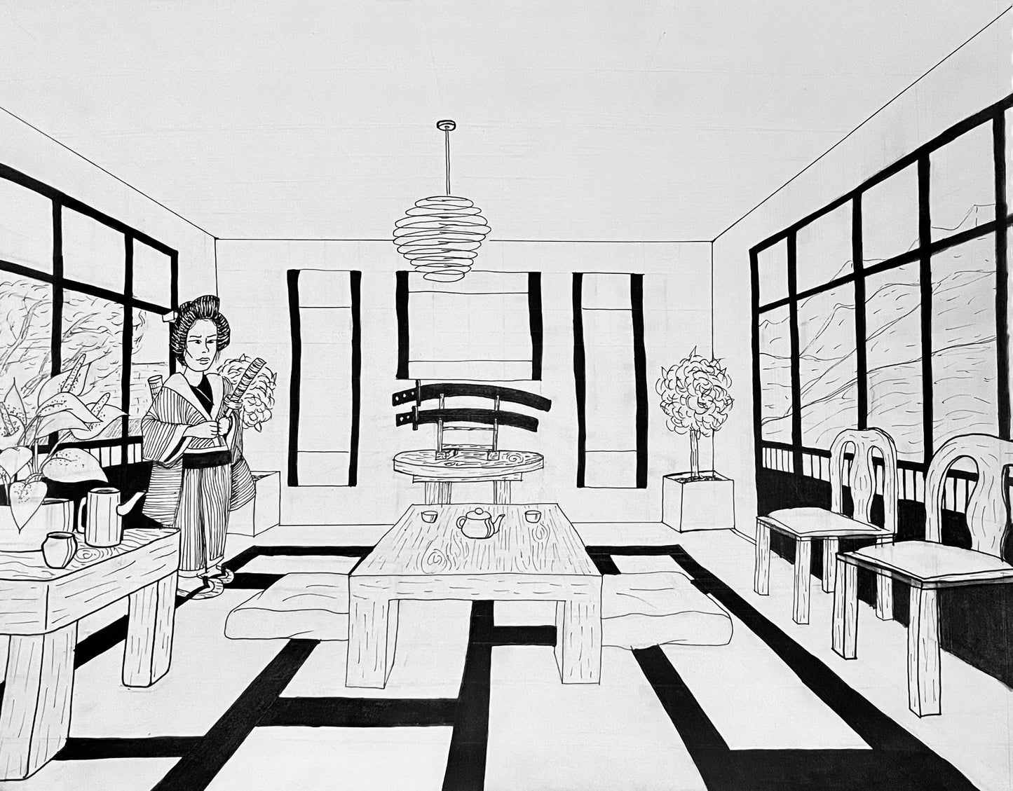 The Home of a Female Samurai