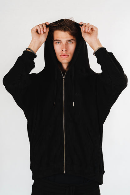 ZIPPED HOODIE
