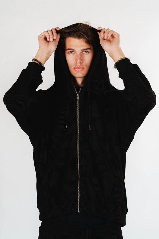 ZIPPED HOODIE